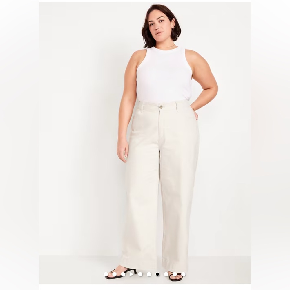 Extra High-Waisted Mariner Wide-Leg Pants